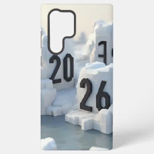 3D Number Design for New Year 2026 Samsung Galaxy Case