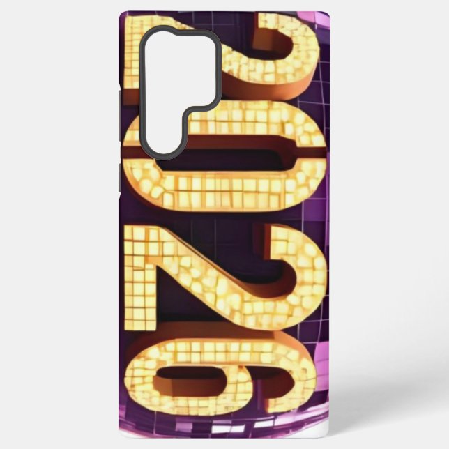  3D Number Design for New Year 2026 Samsung Galaxy S22 Ultra Case (Back)