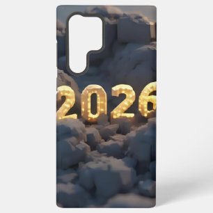 3D Number Design for New Year 2026 Samsung Galaxy Case