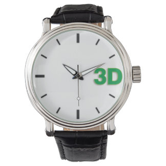 3D O'Clock 2-Gr. Watch