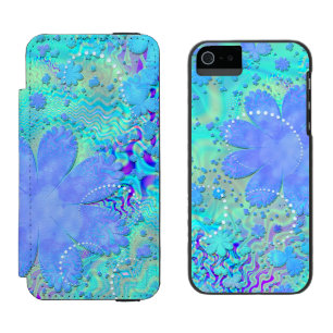 3D Pastel Flower Psychedelic Incipio Watson™ iPhone 5 Wallet Case