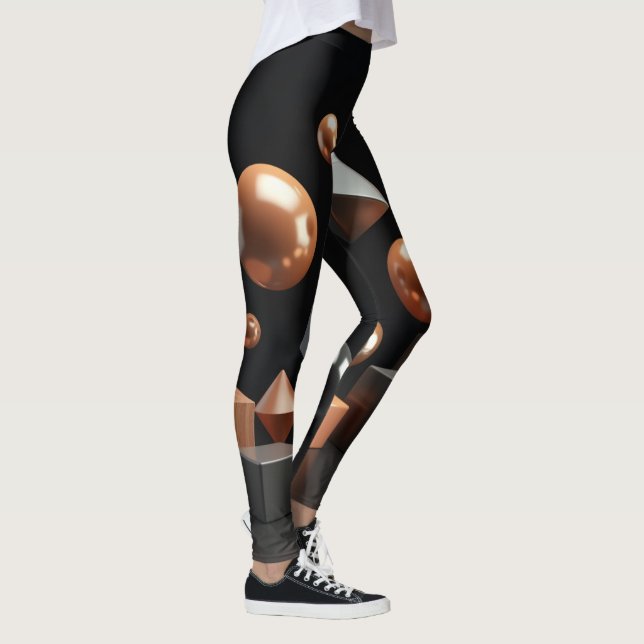 3D pattern leggings (Right)