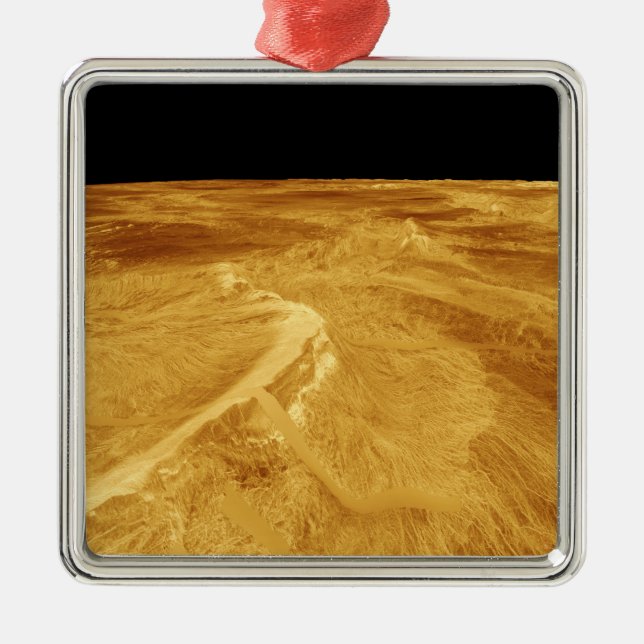 3D Perspective View of Latona Vorona Metal Ornament (Front)