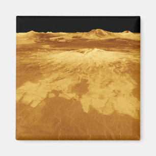 3D Perspective View of Sapas Mons on Venus Magnet