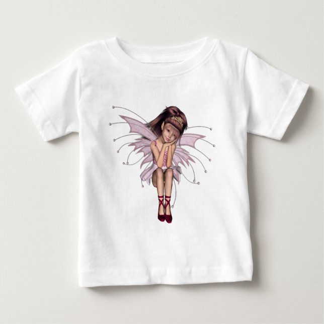 3D Pink Pixie 3 Baby T-Shirt (Front)
