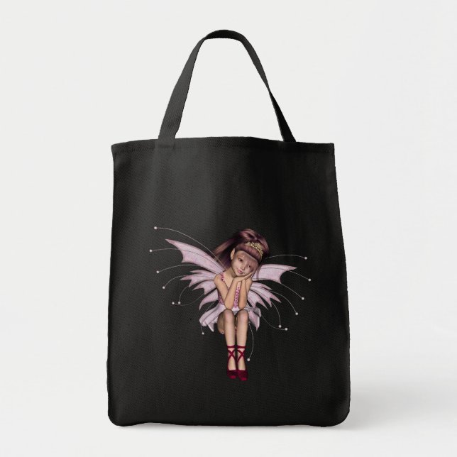 3D Pink Pixie 3 Tote Bag (Front)
