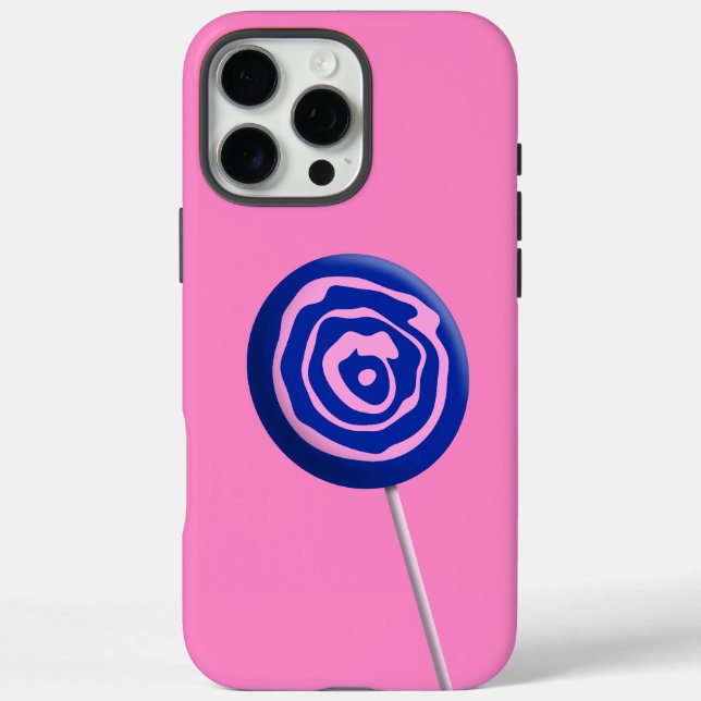 3D pink twirled lollipop Case-Mate iPhone Case (Back)