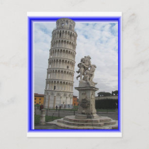 3D PISA TOWER POSTCARD