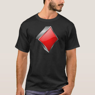 3D poker symbol with shadow T-Shirt