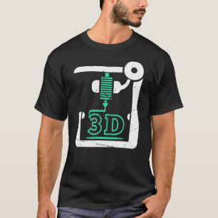 3d Printer Cnc G Code 3d Printer T-Shirt