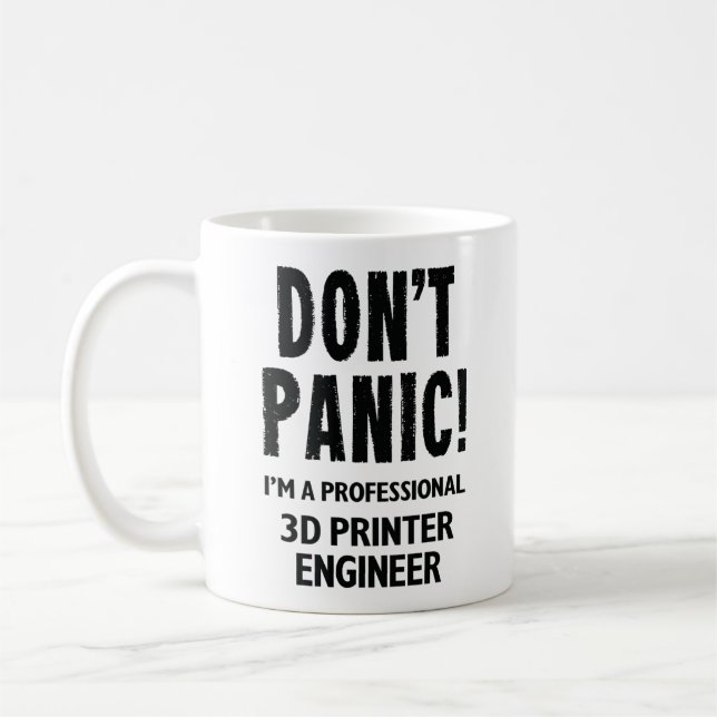 3D Printer Engineer Coffee Mug (Left)