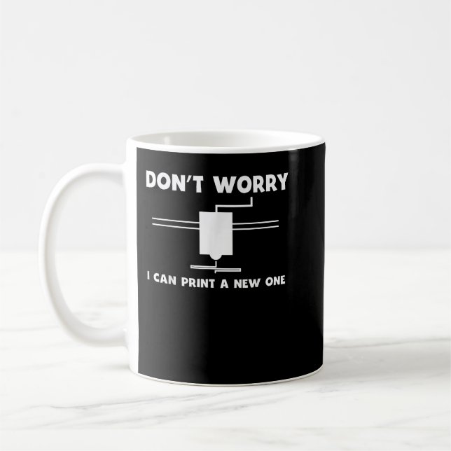 3D Printing   3D Printer Gift idea for Geeks Coffee Mug (Left)