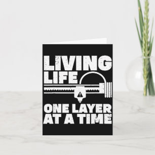 3d Printing Art For Men Women 3d Printer Lover 3d  Card