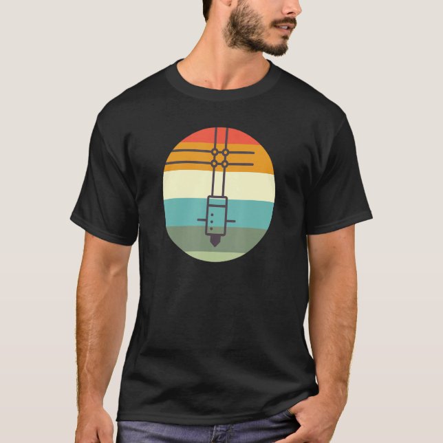 3D Printing Printer Nerd Geek 3D Construction Retr T-Shirt (Front)