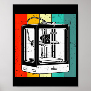 3d Printing Retro Pla Filament Cnc Rapid Prototypi Poster