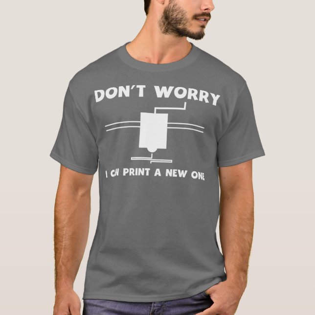 3D Printing Shirt  3D Printer  Gift idea for (Front)