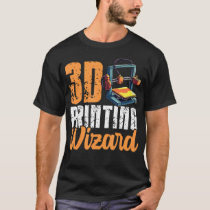 3D Printing Wizard 3D Printer Humor T-Shirt