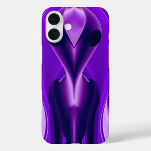 3D Purple Rainbow Dreams , Alien iPhone 16 Plus Case