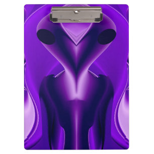 3D Purple Rainbow Dreams , Alien Clipboard