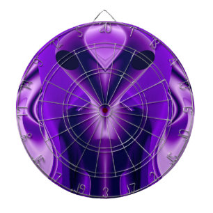 3D Purple Rainbow Dreams , Alien Dartboard