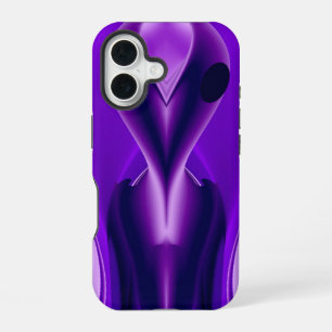3D Purple Rainbow Dreams , Alien iPhone 16 Case