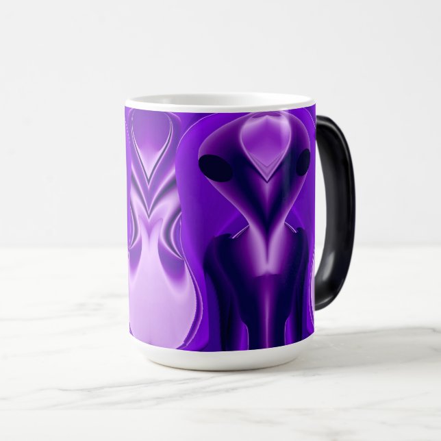 3D Purple Rainbow Dreams , Alien Magic Mug (Front Right)