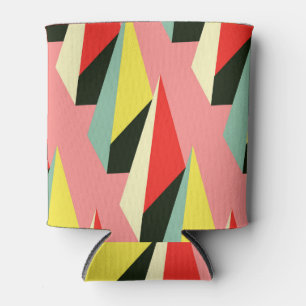 3D Pyramids: Retro Geometric Vintage. Can Cooler