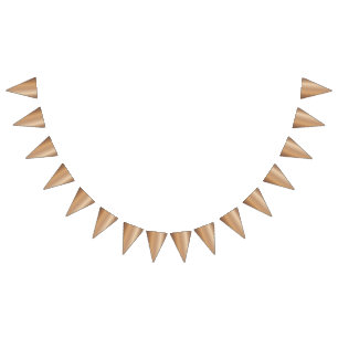 3D Realistic Bronze Medal Custom Editable Award Bunting Flags