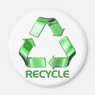 3d Recycle Graphic Magnet