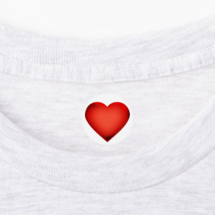 3D Red Foil Seal Heart Wedding love Award Medal