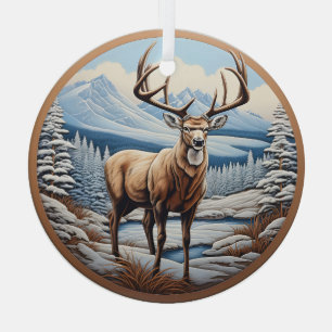 3D Reindeer Christmas Ornaments