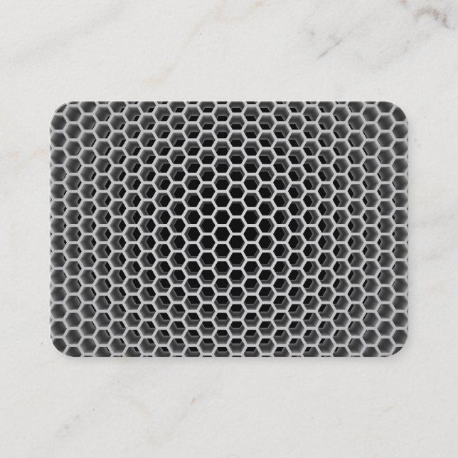 3d rendered Honeycomb Business Card (Front)