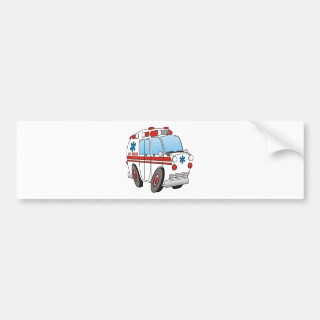3D Rescue Bumper Sticker (Front)