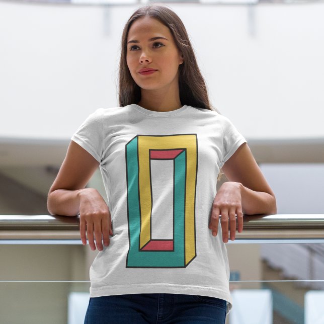 3d Retro Shape T-Shirt (Creator Uploaded)