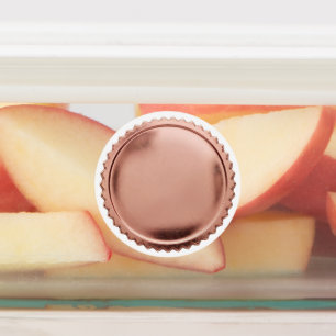 3D Rose Gold Foil Seal Starburst Award Medal
