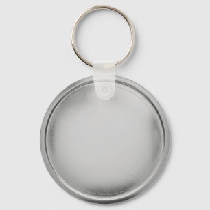 3D Silver Foil Seal Elegant Excellence Award Medal Keychain