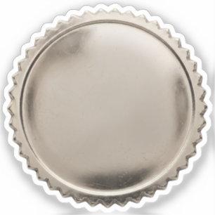 3D Silver Foil Starburst Excellence Award Medal