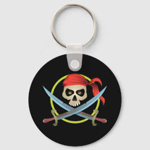 3D Skull and Crossbones Keychain