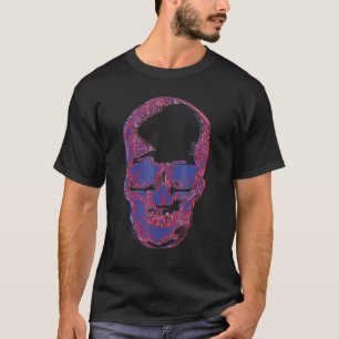 3d Skull Gothic Surreal Art T-Shirt
