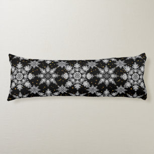 3d snowflakes body pillow