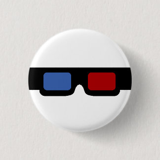 3D specs 1 Inch Round Button