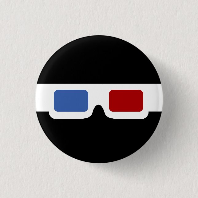 3D Specs (Original) 1 Inch Round Button (Front)