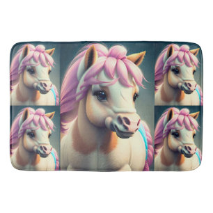 3D Spirit Pony 1 Bath Mat