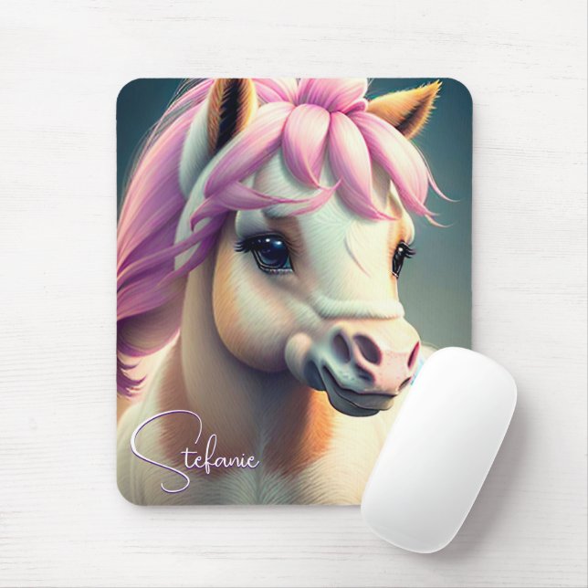 3D Spirit Pony 1 Mouse Pad (With Mouse)