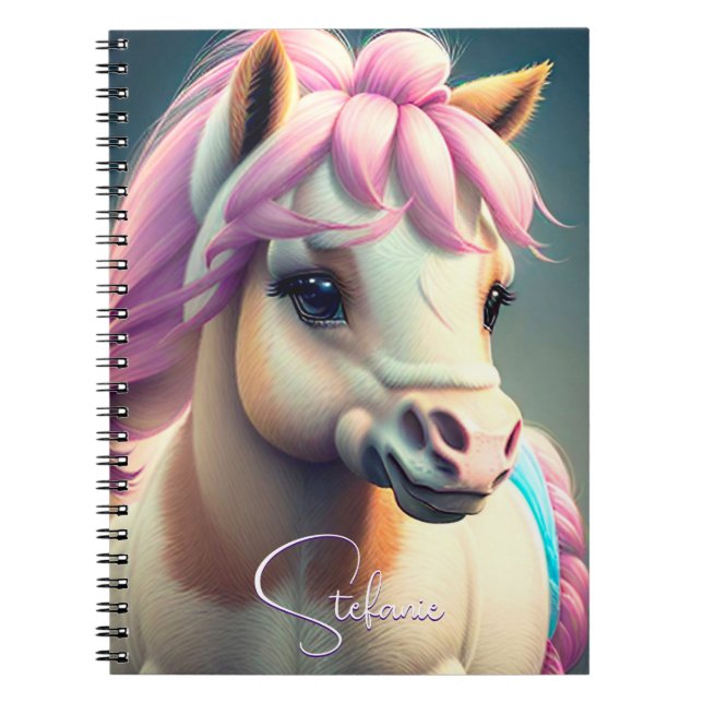 3D Spirit Pony 1 Notebook (Front)