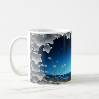 3D Starry Night design Coffee Mug