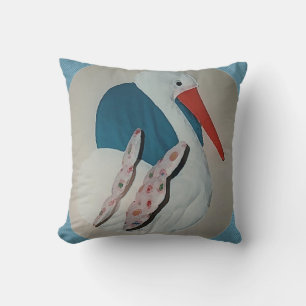 3D Stork Pillows
