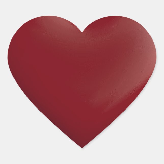 3D Style Heart Symbol Cherry Sticker (Front)