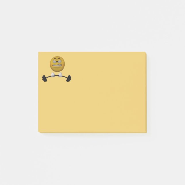 3d Style Overdoing Emoticon Post-it Notes (Front)