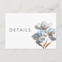 3D Stylized Lilly Wedding Details
